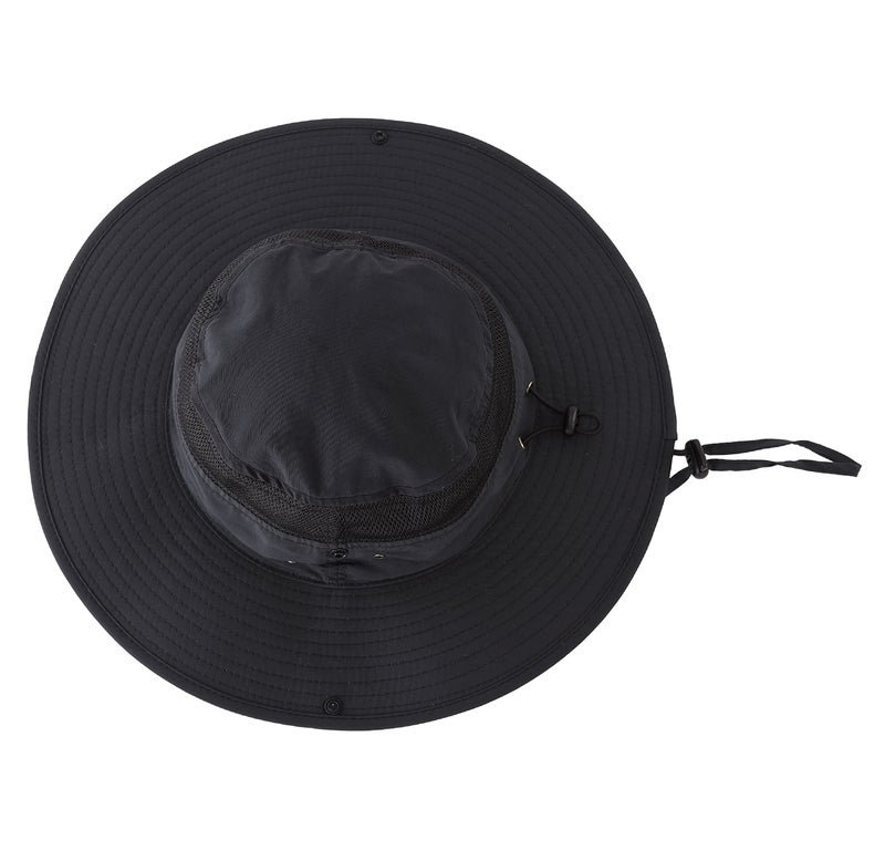 Connectyle Outdoor Mesh Sun Hat Wide Brim Sun Protection Hat Summer Fishing Hunting Hiking Gardenig Hat Black - Image 3